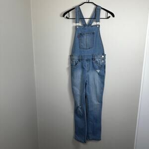Levi’s Semi Distressed Straight Leg Overalls 14R